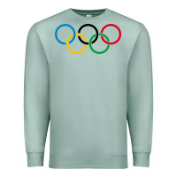 Seafoam Olympic Rings Premium Sweatshirt - artisFamous