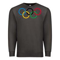 Smoke Olympic Rings Premium Sweatshirt - artisFamous