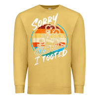 Antique Gold sorry i tooted Premium Sweatshirt - artisFamous