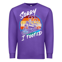 Purple sorry i tooted Premium Sweatshirt - artisFamous