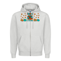 Dove Grey gobble till you wobble Zipper Hoodie - JahusDesignShop