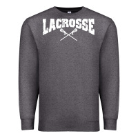 Charcoal Heather lacrosse Premium Sweatshirt - artisFamous
