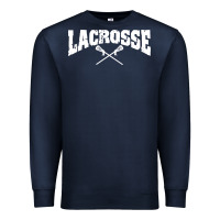 Navy lacrosse Premium Sweatshirt - artisFamous