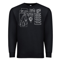 Black modest Premium Sweatshirt - artisFamous