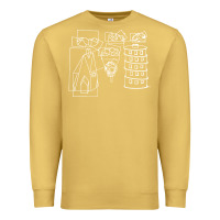 Antique Gold modest Premium Sweatshirt - artisFamous