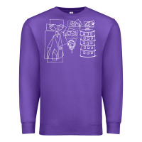 Purple modest Premium Sweatshirt - artisFamous