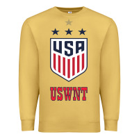 Antique Gold uswnt unisex Premium Sweatshirt - artisFamous