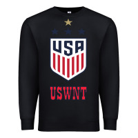 Black uswnt unisex Premium Sweatshirt - artisFamous