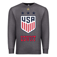 Charcoal Heather uswnt unisex Premium Sweatshirt - artisFamous