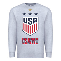Heather Grey uswnt unisex Premium Sweatshirt - artisFamous