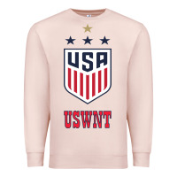 Pale Pink uswnt unisex Premium Sweatshirt - artisFamous
