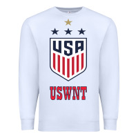 White uswnt unisex Premium Sweatshirt - artisFamous