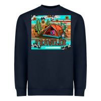 Navy traveler tumbler Heavyweight Sweatshirt - JahusDesignShop