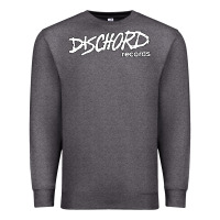 Charcoal Heather Discord American Label Record Premium Sweatshirt - artisFamous