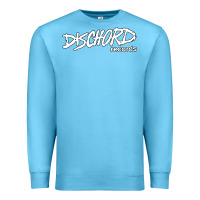 Ocean Blue Discord American Label Record Premium Sweatshirt - artisFamous