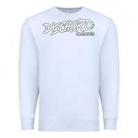 White Discord American Label Record Premium Sweatshirt - artisFamous