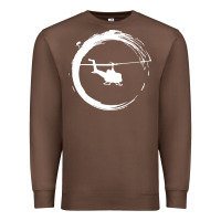 Chestnut helicopter Premium Sweatshirt - artisFamous
