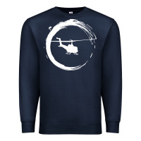 Navy helicopter Premium Sweatshirt - artisFamous