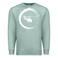 Seafoam helicopter Premium Sweatshirt - artisFamous