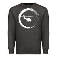 Smoke helicopter Premium Sweatshirt - artisFamous