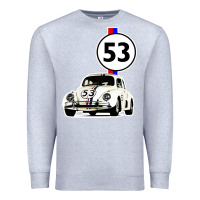 Heather Grey herbie 53 Premium Sweatshirt - artisFamous