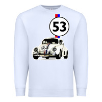 White herbie 53 Premium Sweatshirt - artisFamous