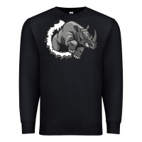 Black Rhino Premium Sweatshirt - artisFamous