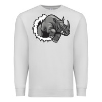Dove Grey Rhino Premium Sweatshirt - artisFamous