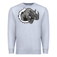 Heather Grey Rhino Premium Sweatshirt - artisFamous