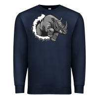 Navy Rhino Premium Sweatshirt - artisFamous
