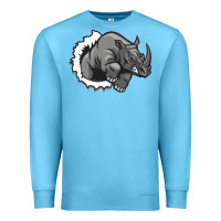 Ocean Blue Rhino Premium Sweatshirt - artisFamous
