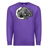 Purple Rhino Premium Sweatshirt - artisFamous