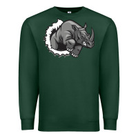 Sports Green Rhino Premium Sweatshirt - artisFamous