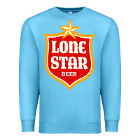 Ocean Blue lone star beer Premium Sweatshirt - artisFamous