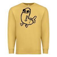 Antique Gold Dickbutt Premium Sweatshirt - artisFamous