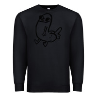 Black Dickbutt Premium Sweatshirt - artisFamous