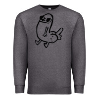 Charcoal Heather Dickbutt Premium Sweatshirt - artisFamous
