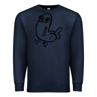 Navy Dickbutt Premium Sweatshirt - artisFamous