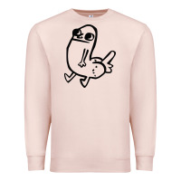 Pale Pink Dickbutt Premium Sweatshirt - artisFamous