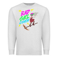 Oatmeal Heather BAD GIRL COVEN - THE OWL HOUSE Premium Sweatshirt - artisFamous