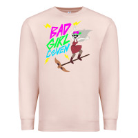 Pale Pink BAD GIRL COVEN - THE OWL HOUSE Premium Sweatshirt - artisFamous