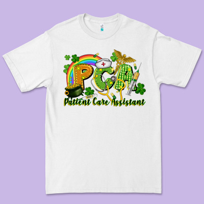Pca Patient Care Assistant St. Patrick's Day Premium Tee Designed By Cowgirlartshop