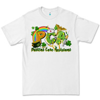 White PCA Patient Care Assistant St. Patrick's Day Premium Tee - CowGirlArtShop