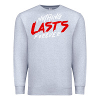 Heather Grey Nothing lasts forever Premium Sweatshirt - artisFamous
