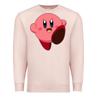 Pale Pink Kirby's Adventure Premium Sweatshirt - artisFamous