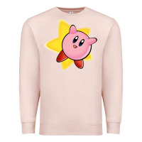 Pale Pink Kirby's Adventure Premium Sweatshirt - artisFamous