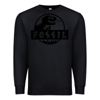 Black fossil dinosaur  wild life Premium Sweatshirt - artisFamous
