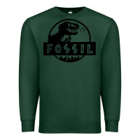 Sports Green fossil dinosaur  wild life Premium Sweatshirt - artisFamous