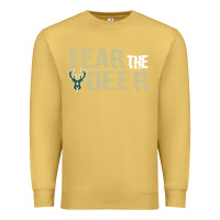 Antique Gold fear the deer Premium Sweatshirt - artisFamous