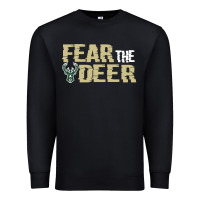 Black fear the deer Premium Sweatshirt - artisFamous